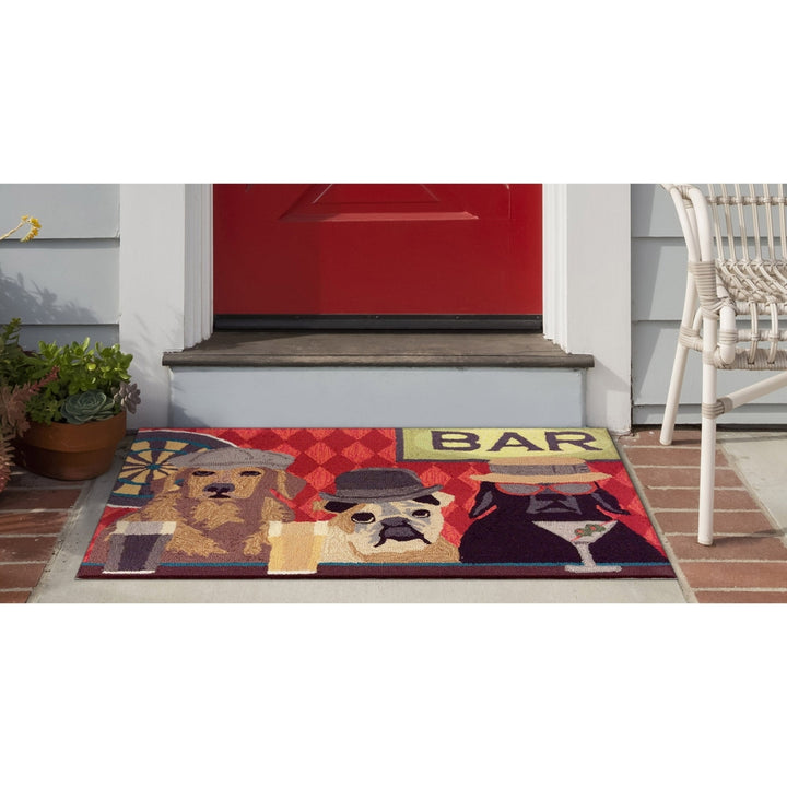 Liora Manne Frontporch Bar Patrol Indoor Outdoor Area Rug 80% Polyester 20% Acrylic Image 8