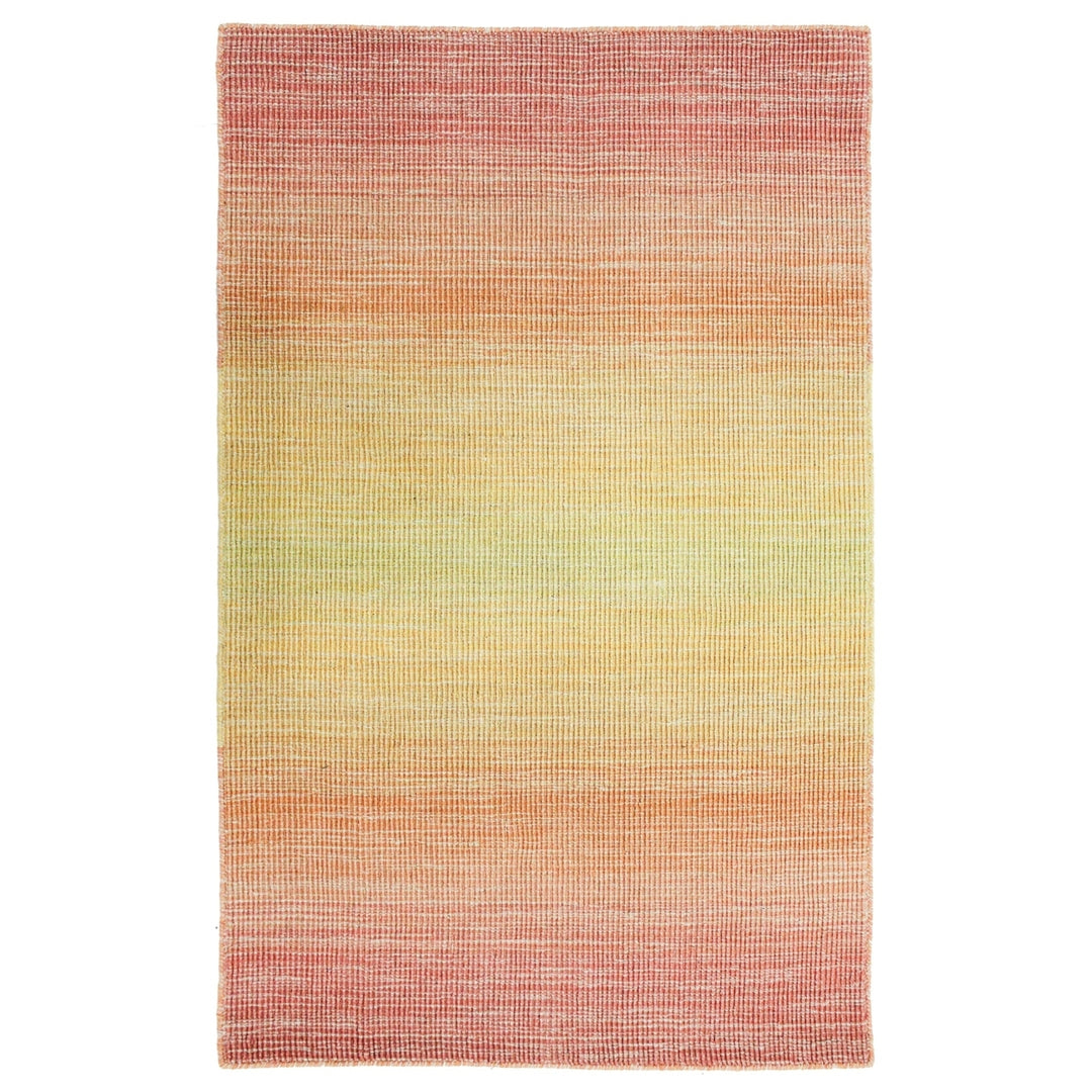 Liora Manne Aruba Ombre Indoor Area Rug Blush 100% Wool Hand Loomed 5x7 Image 1