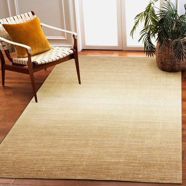 Liora Manne Aruba Ombre Indoor Area Rug 100% Wool Multi-Tone Tan 5x8 ft Image 4