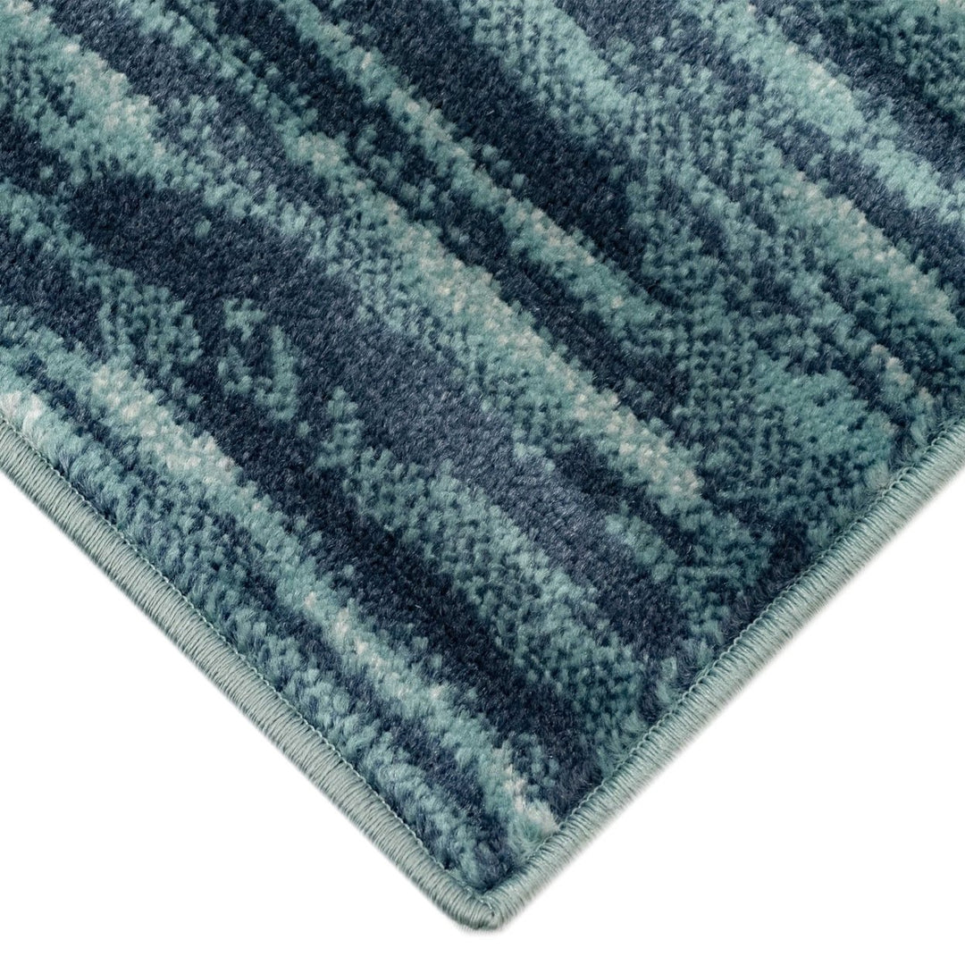 Liora Manne Aurora Strata Indoor Rug Blue Image 3