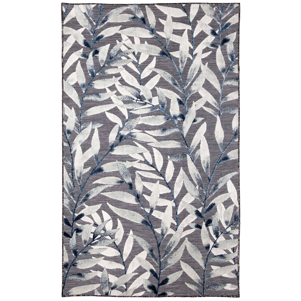 Liora Manne Canyon Vines Indoor Outdoor Area Rug Charcoal Image 2