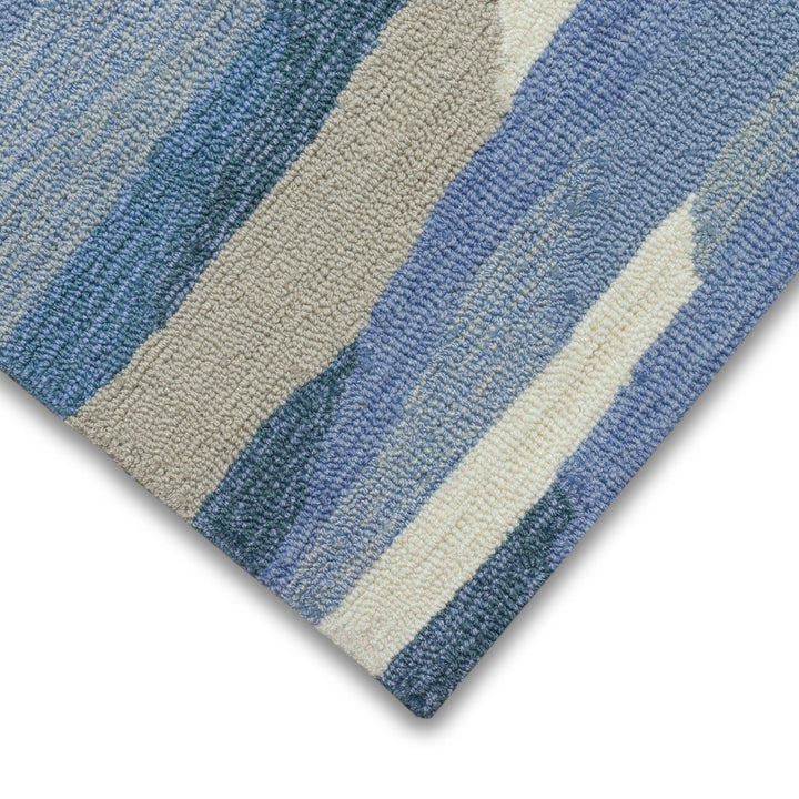 Liora Manne Capri Cloud Area Rug Soft Blue Indoor Outdoor 80% Polyester/Acrylic Image 10