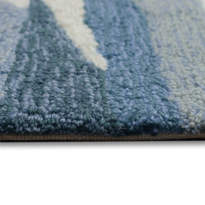 Liora Manne Capri Cloud Area Rug Soft Blue Indoor Outdoor 80% Polyester/Acrylic Image 12