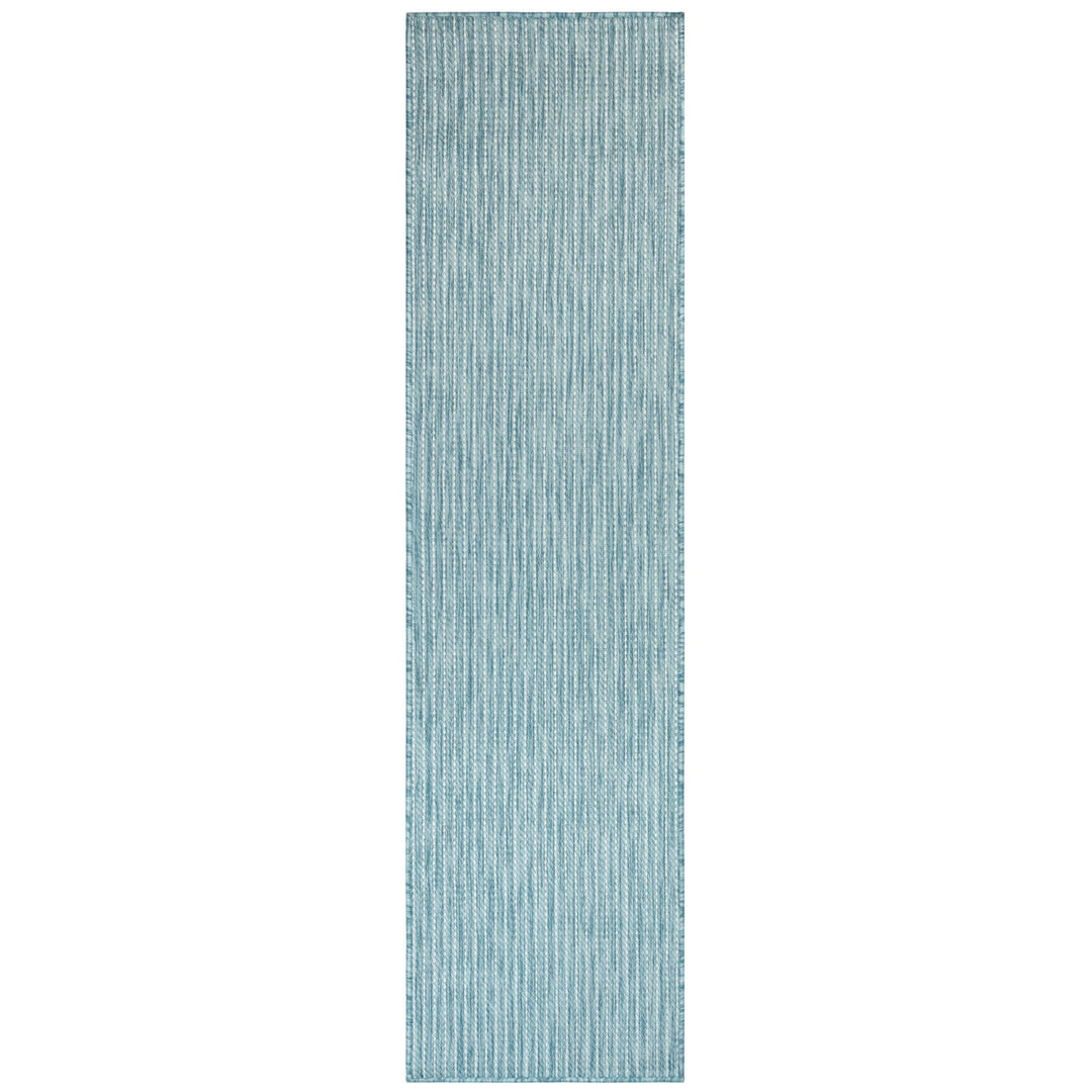 Liora Manne Carmel Area Rug Aqua Indoor Outdoor 100% Polypropylene 5x7 ft Image 7