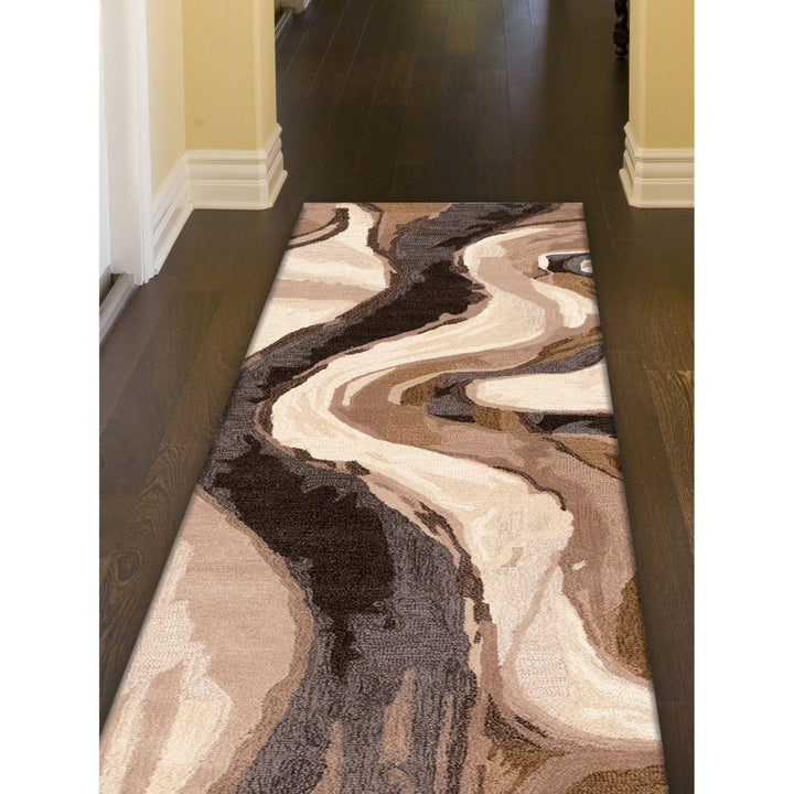 Liora Manne Corsica Panorama Indoor Area Rug Taupe Image 10