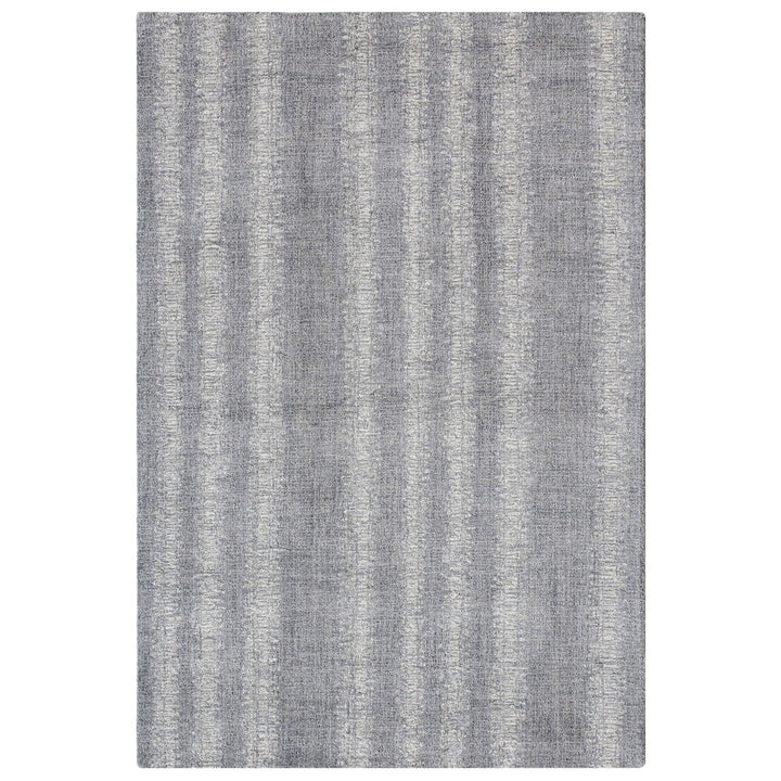 Liora Manne Cyprus Ombre Stripe Indoor Rug Silver 100% Wool Hand Tufted 5x8 Image 1