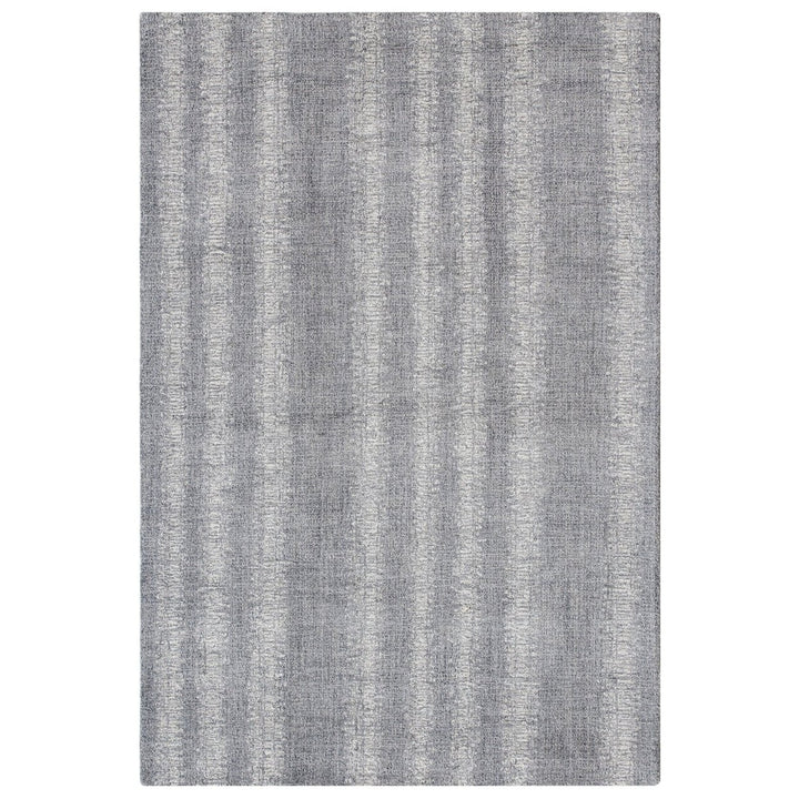 Liora Manne Cyprus Ombre Stripe Indoor Rug Silver 100% Wool Hand Tufted 5x8 Image 1