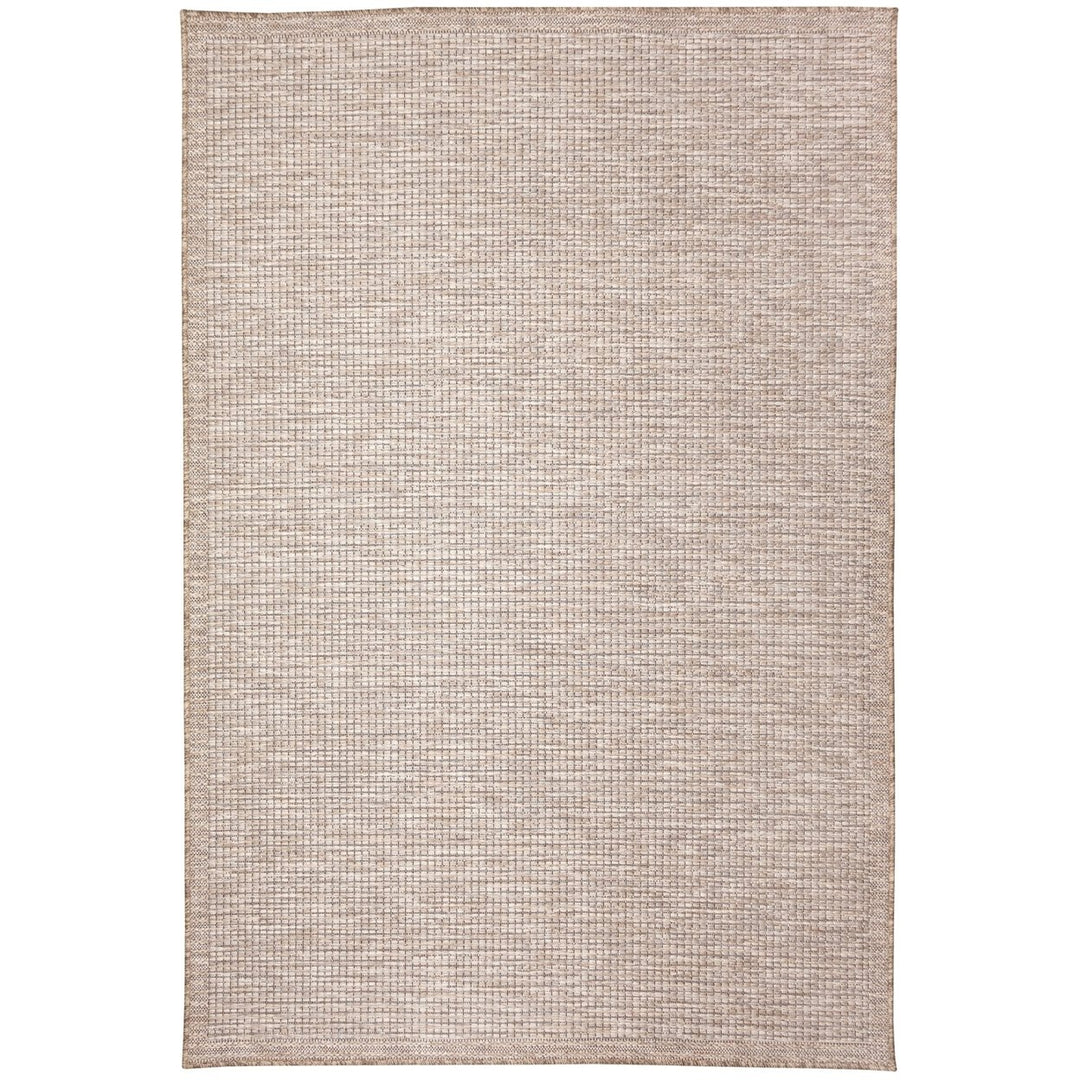 Liora Manne Orly Texture Indoor Outdoor Area Rug Natural Image 1