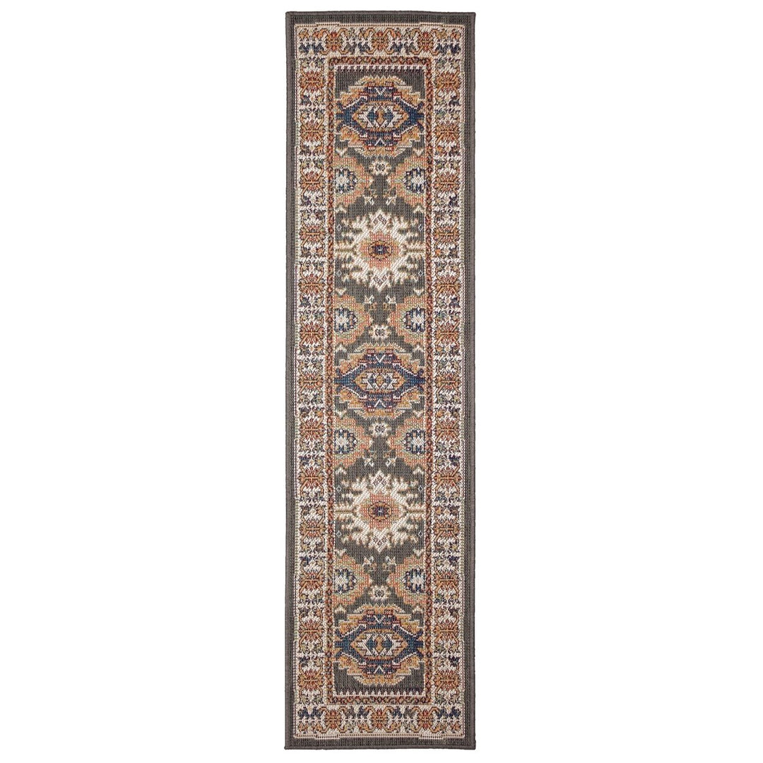 Liora Manne Patio Area Rug Charcoal 100% Polypropylene Indoor Outdoor 5x7 Image 1