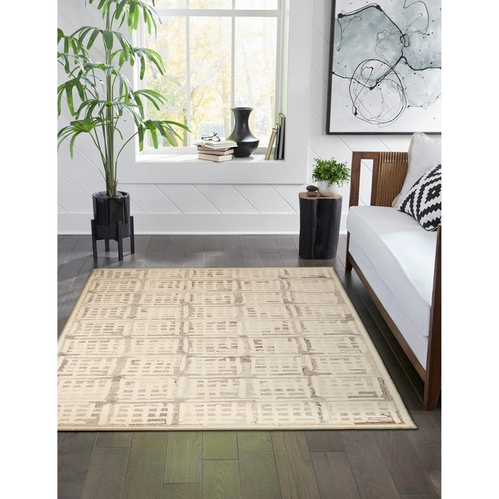 Liora Manne Madison Indoor Area Rug Gray 100% Wool Hand Tufted 5x7 Image 3