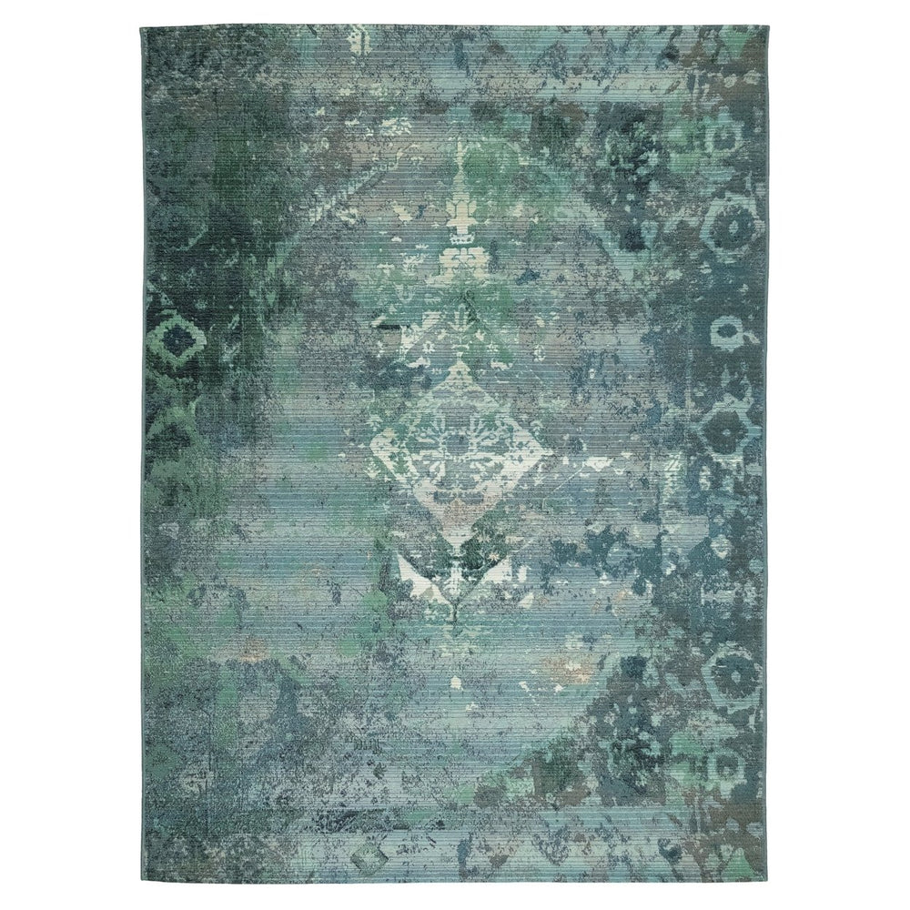 Liora Manne Marina Kermin Indoor Outdoor Area Rug Blue Image 2