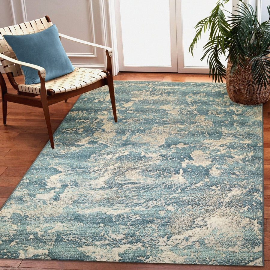 Liora Manne Marina Stormy Indoor Outdoor Area Rug Sea Image 1