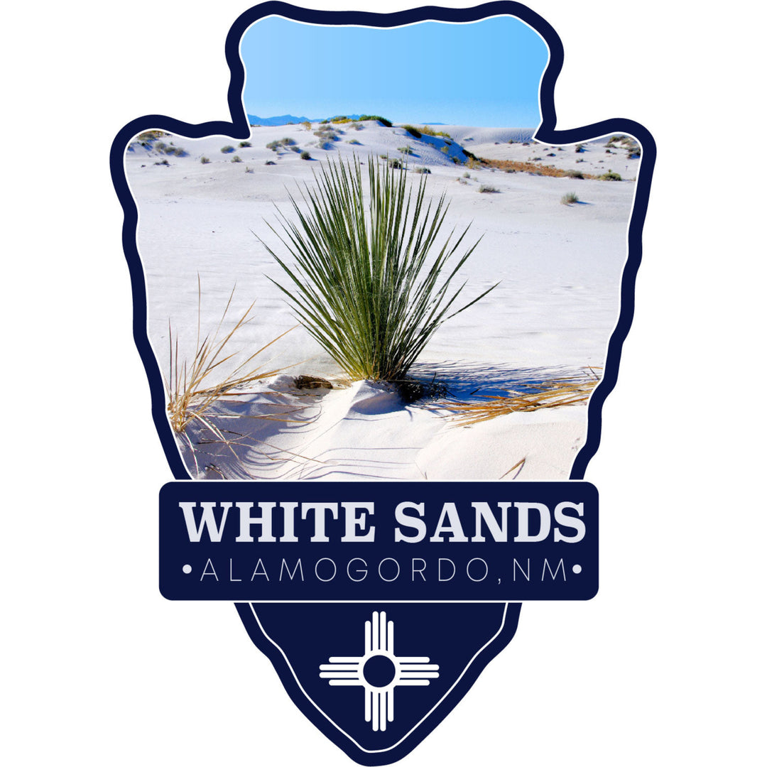 White Sands Alamogordo Mexico Souvenir 4-Inch Vinyl Decal Sticker Image 2