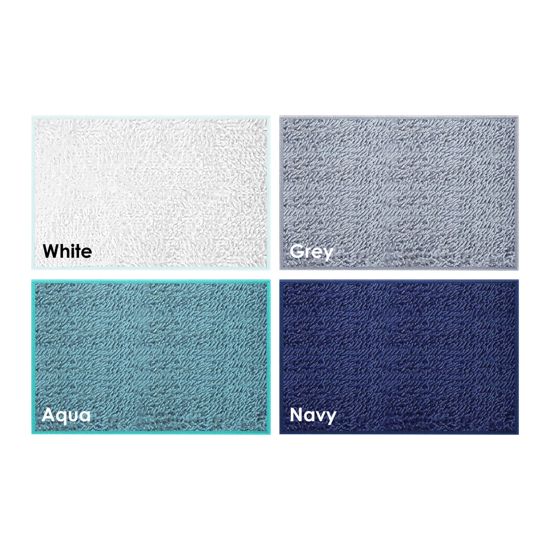 Ivy Chenille Bath Mat Non Slip Soft Absorbent Microfiber 17x24 20x30 Various Colors Image 7