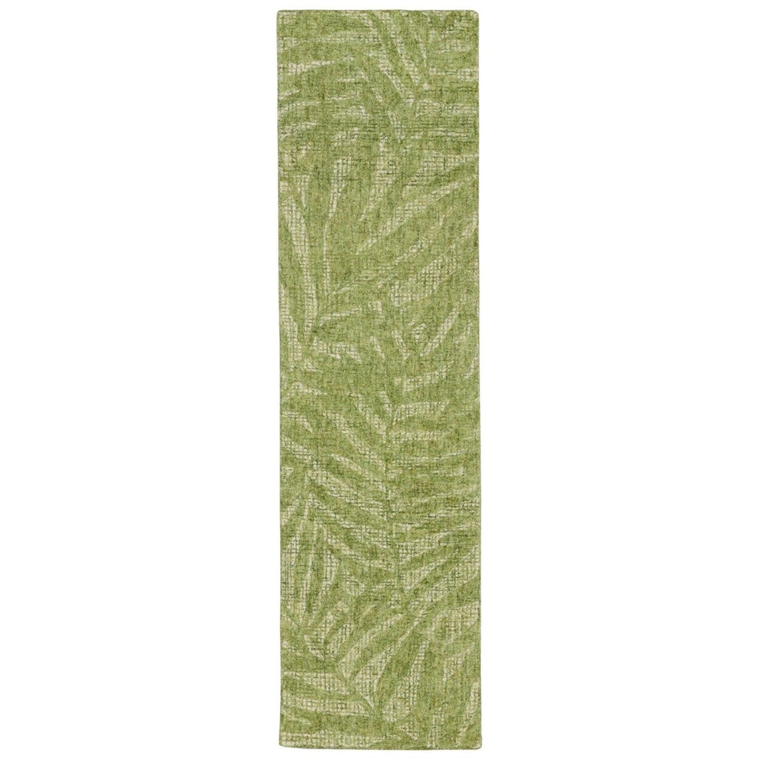 Liora Manne Savannah Indoor Area Rug 100% Wool Olive Branches Green 5x8 Image 7