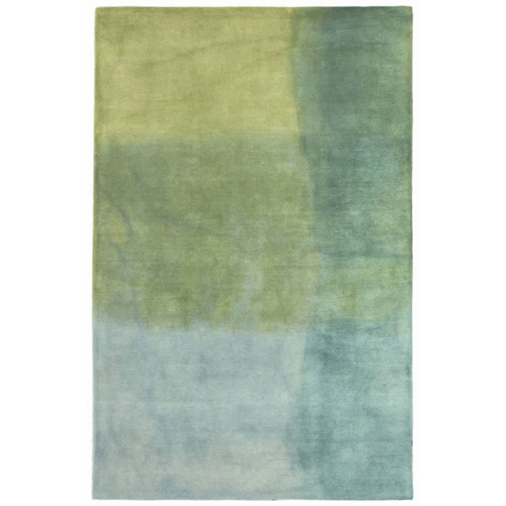 Liora Manne Piazza Watercolors Indoor Area Rug Sea Breeze 100% Wool Hand Tufted Image 2