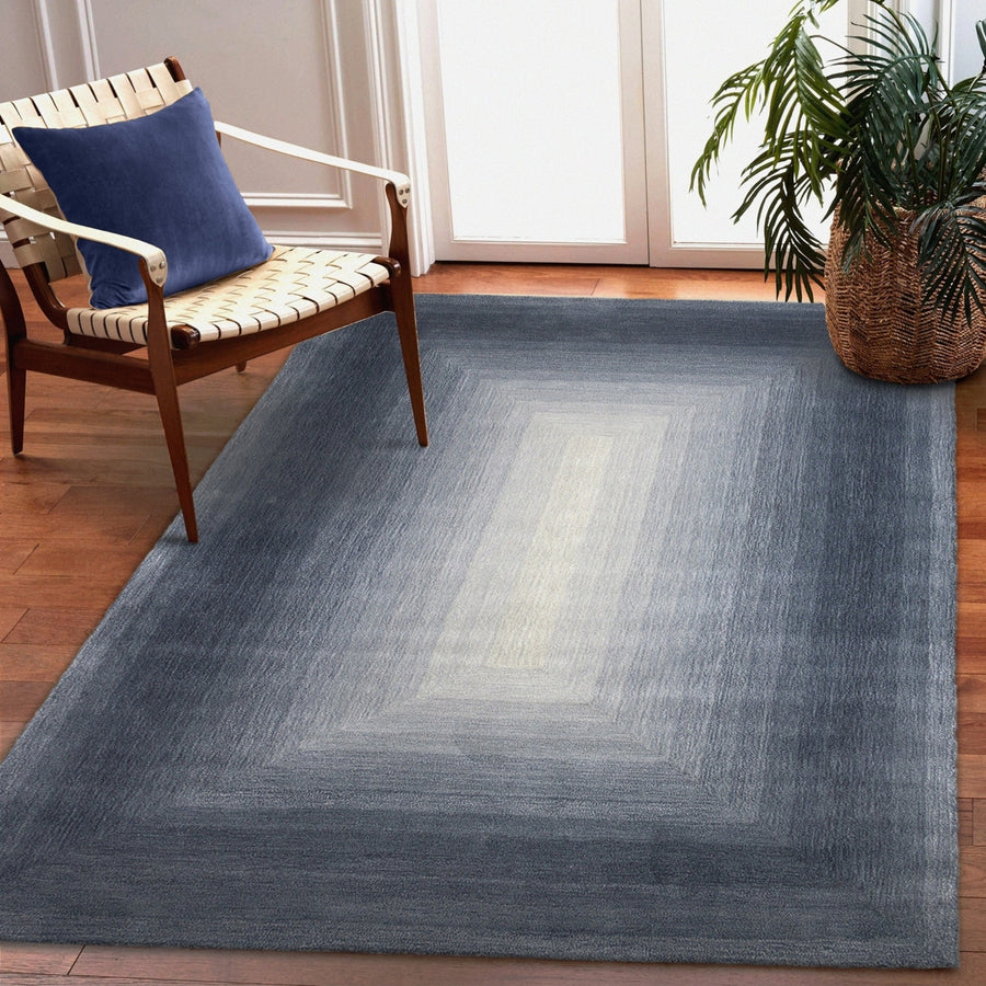 Liora Manne Tivoli Dream Border Indoor Area Rug Denim Image 1