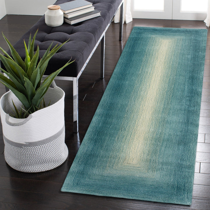 Liora Manne Tivoli Dream Border Indoor Area Rug Aqua Image 3