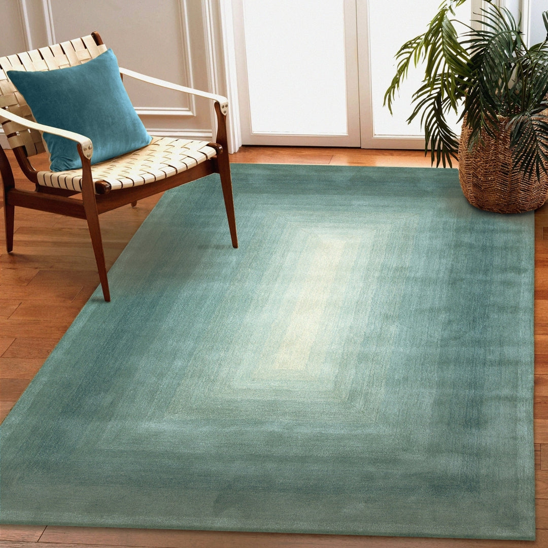 Liora Manne Tivoli Dream Border Indoor Area Rug Aqua Image 4