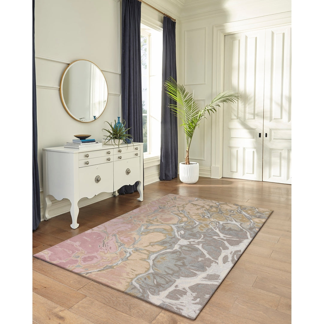 Liora Manne Corsica Water Indoor Area Rug Blush Image 1