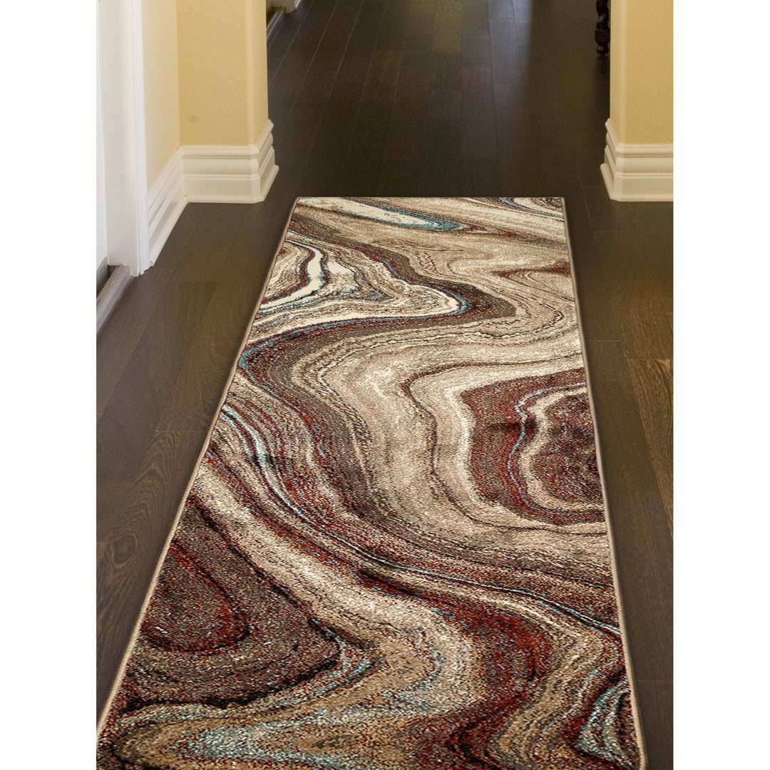 Liora Manne Ashford Agate Indoor Area Rug Red Image 3