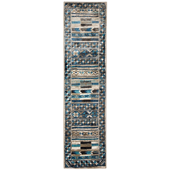 Liora Manne Ashford Tribal Indoor Area Rug 100% Polypropylene Cool Design 5x8 Image 4