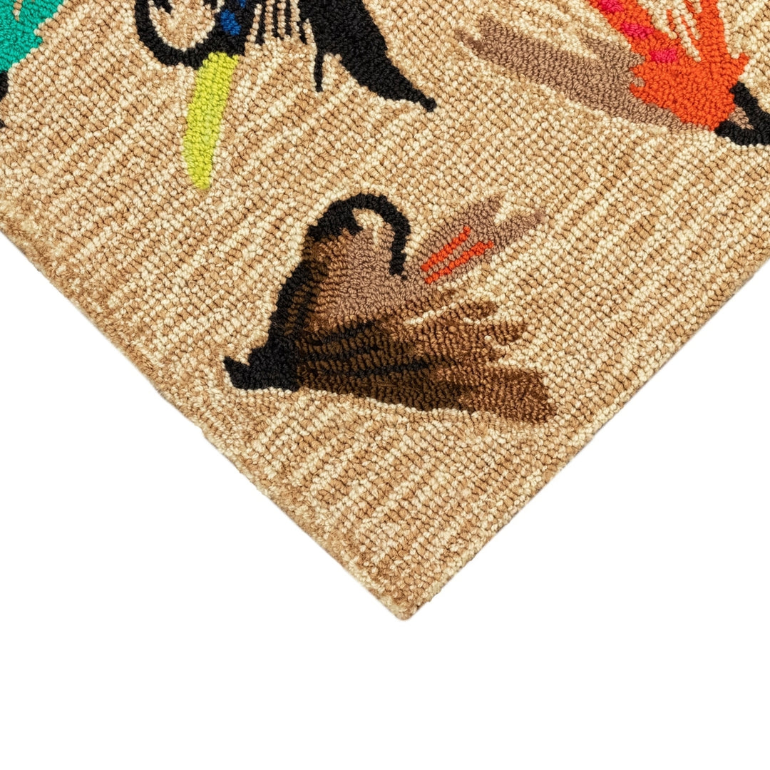 Liora Manne Frontporch Bright Flies Indoor Outdoor Rug Multi Image 5