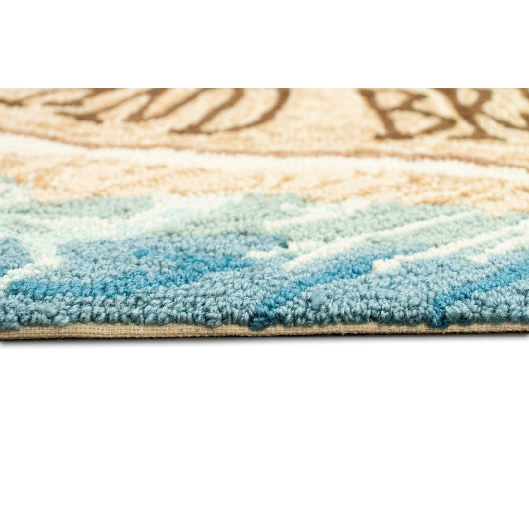 Liora Manne Frontporch Sandy and Bright Indoor Outdoor Area Rug Sand Image 7