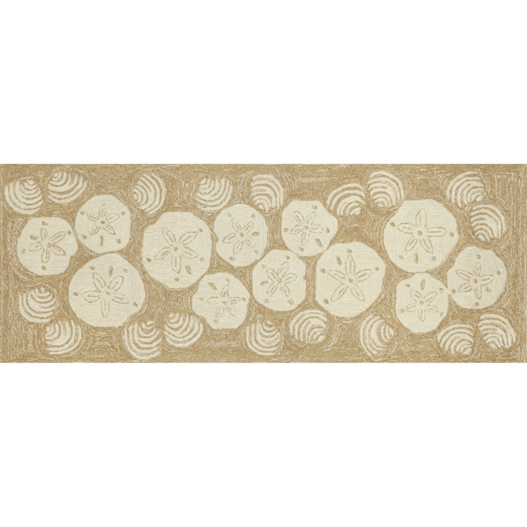 Liora Manne Frontporch Shell Toss Indoor Outdoor Area Rug Natural Image 7