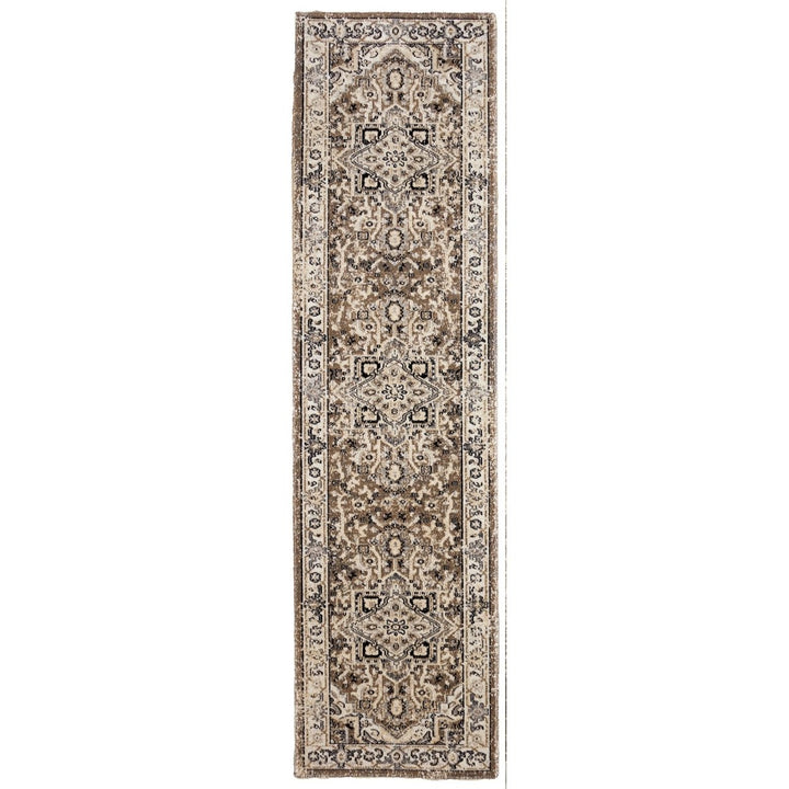 Liora Manne Heriz Outdoor Indoor Rug Neutral Power Loomed Polypropylene 5x8 Image 6