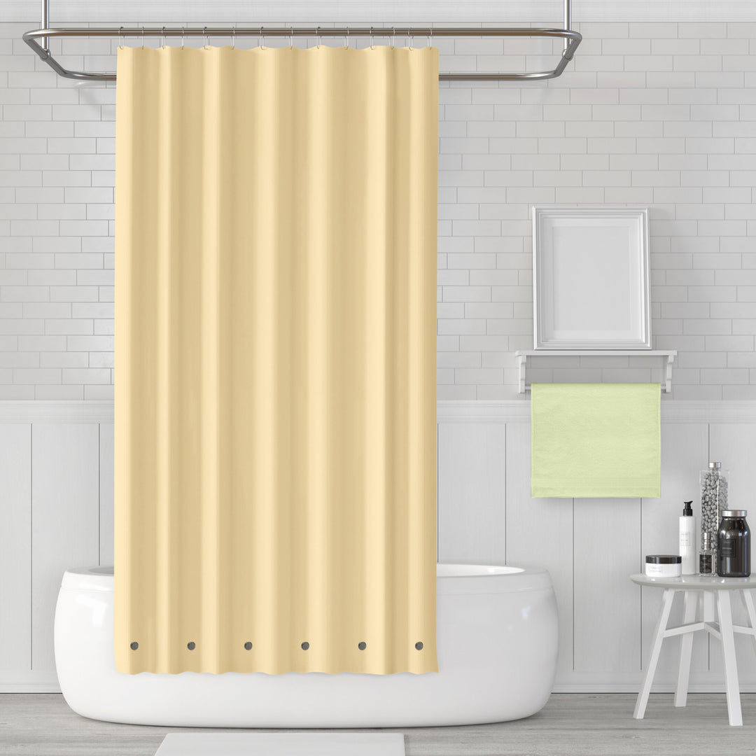 Heavy-Weight Magnetic Shower Curtain Liner Image 12
