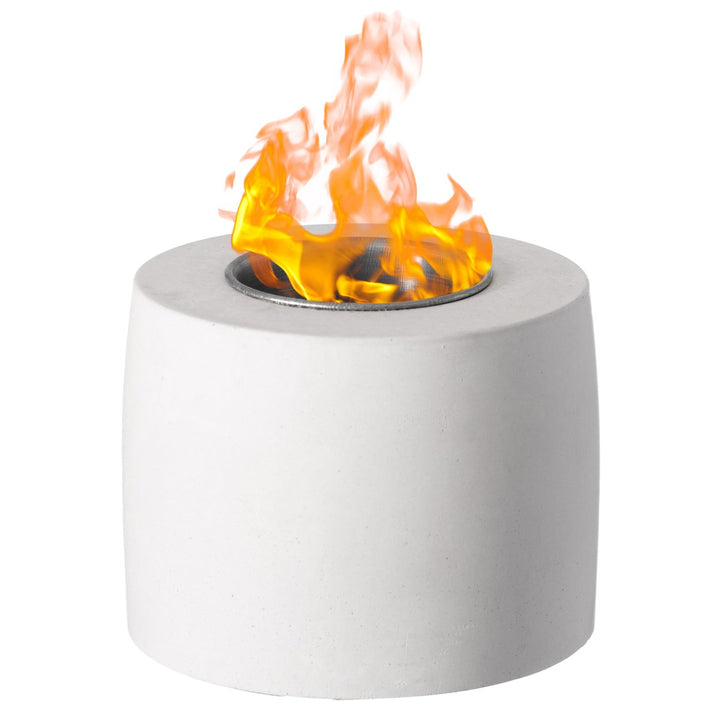 Mini Tabletop Fire Pit Rubbing Alcohol Indoor Outdoor Concrete Bowl Portable Image 1