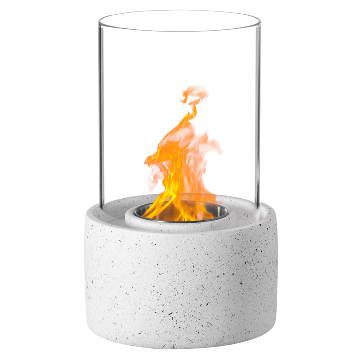 Mini Tabletop Fire Pit Rubbing Alcohol Indoor Outdoor Concrete Bowl Portable Image 4