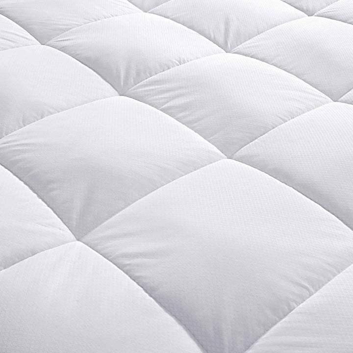 Puredown Cooling Mattress Pad 18 Inch Deep Pocket Twin Full Queen King Size Image 5