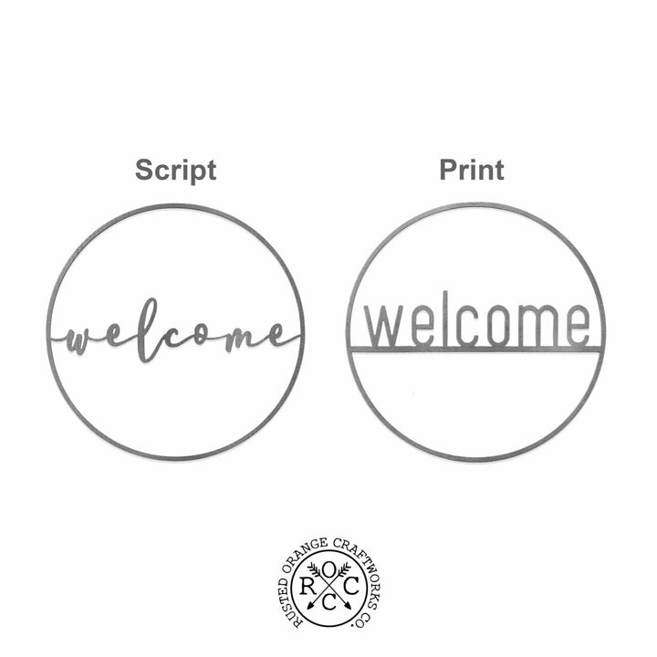 Welcome Circle Greeting - Welcome Home Outdoor Sign for Front Door Image 6