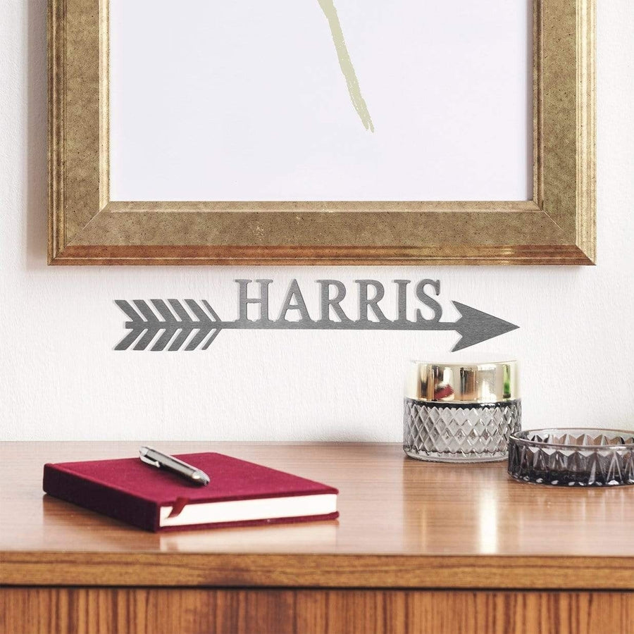 16" Name or Date Arrow - Arrow Decor Aesthetic Sign for Home Image 1