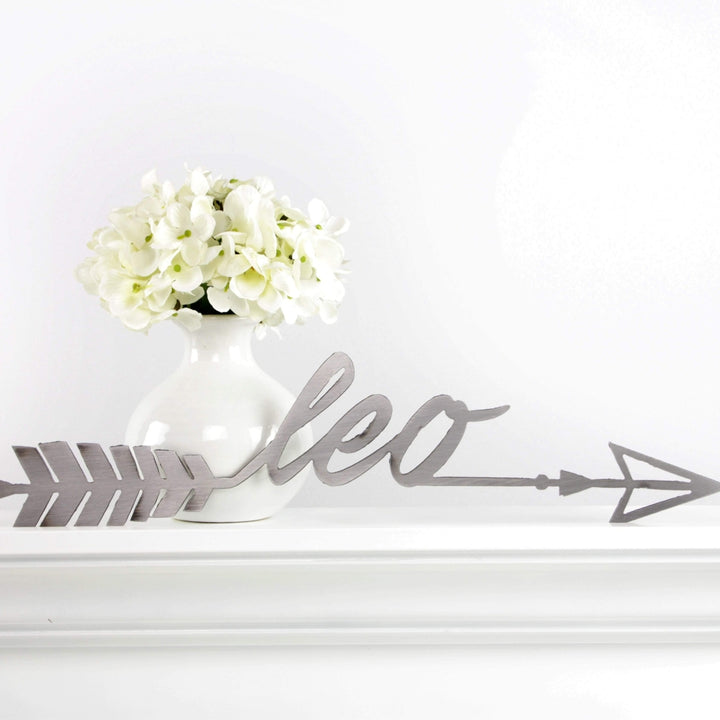 Cursive Arrow - Personalized Metal Name Sign for Image 4