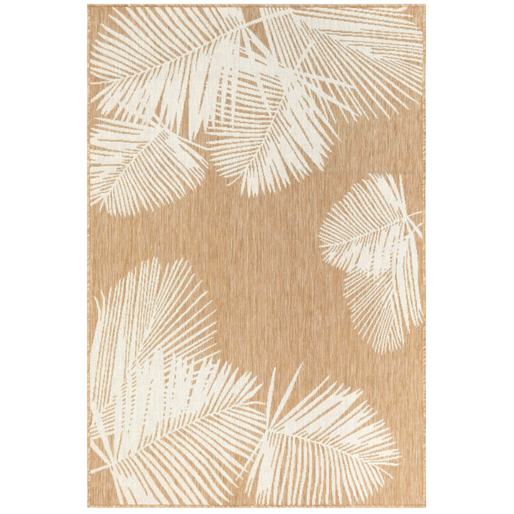 Liora Manne Carmel Palm Indoor Outdoor Area Rug Sand Image 3