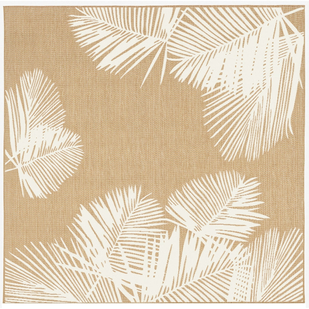 Liora Manne Carmel Palm Indoor Outdoor Area Rug Sand Image 7
