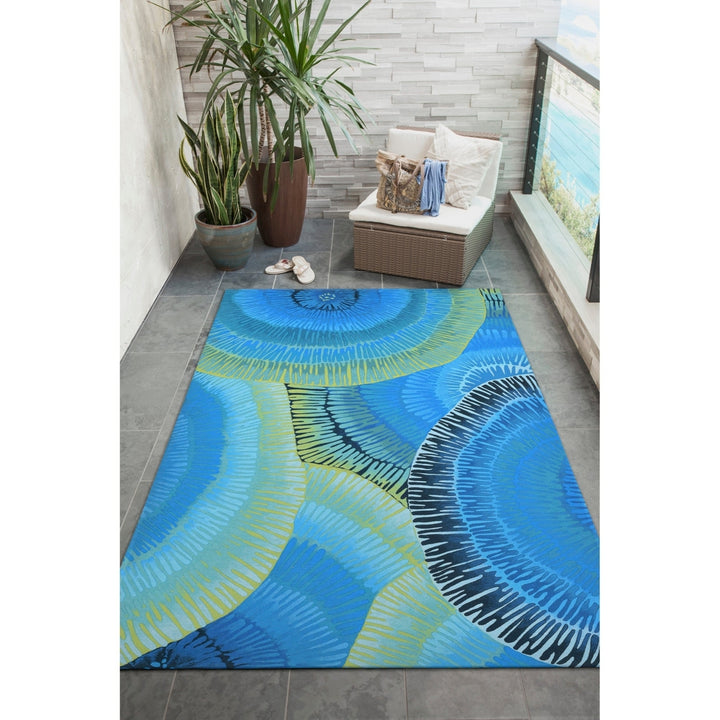 Liora Manne Visions IV Cirque Indoor Outdoor Area Rug Caribe Image 8