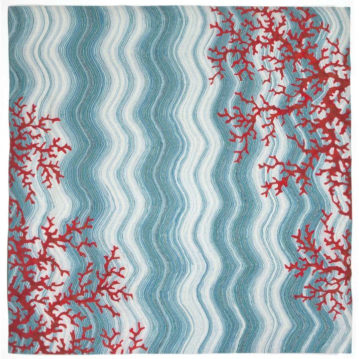 Liora Manne Visions IV Coral Reef Indoor Outdoor Area Rug Water Image 9