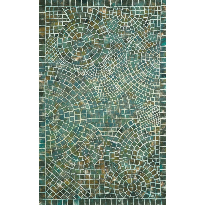 Liora Manne Visions V Arch Tile Indoor Outdoor Area Rug Lapis 100% Polyester Image 2