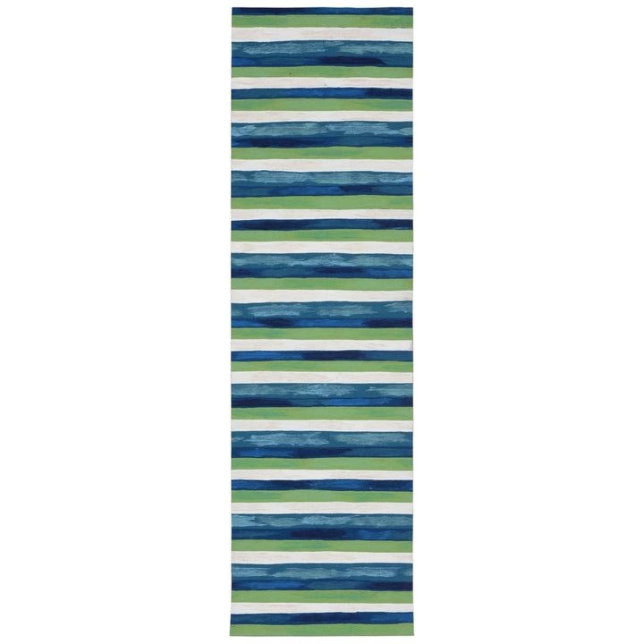 Liora Manne Visions II Painted Stripes Indoor Outdoor Area Rug Cool Image 10