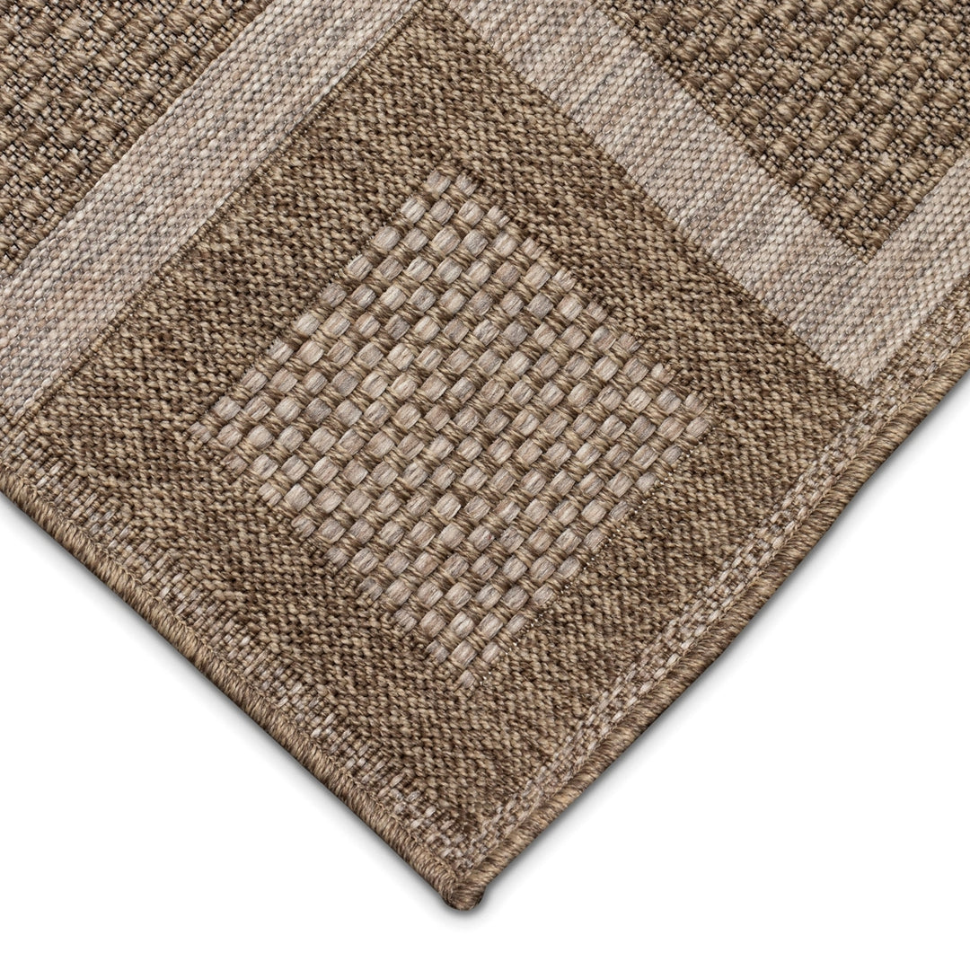 Liora Manne Orly Squares Indoor Outdoor Area Rug Natural Image 8