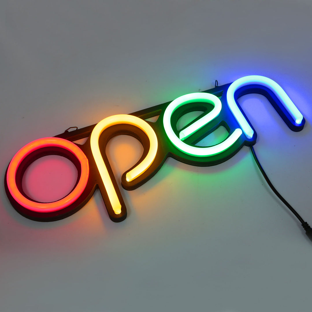 Neon Open Sign Light 15.75x6in Business Store Caf Restaurant Bar Salon Commercial Lighting Image 7