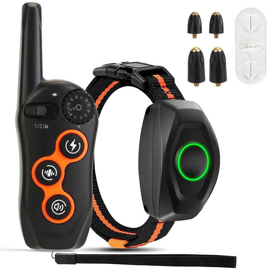 GPCT3613 Dog Training Collar with Remote Rechargeable Shock IPX7 Waterproof 10 Levels Image 1