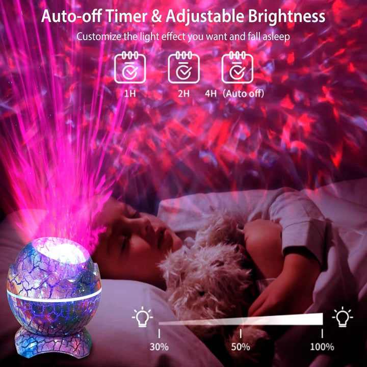 Star Projector Lamp Nebula Light Wireless Speaker White Noise Remote Control Image 5