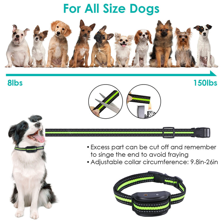 Dog Training Collar Remote Rechargeable Waterproof Adjustable for Large Dogs Image 6