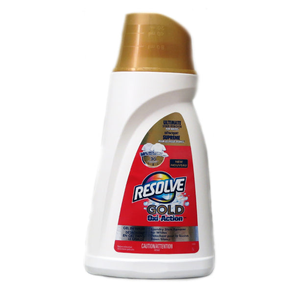 Resolve Gel In-Wash Laundry Stain Remover- Gold Oxi-Action (1L) Image 1