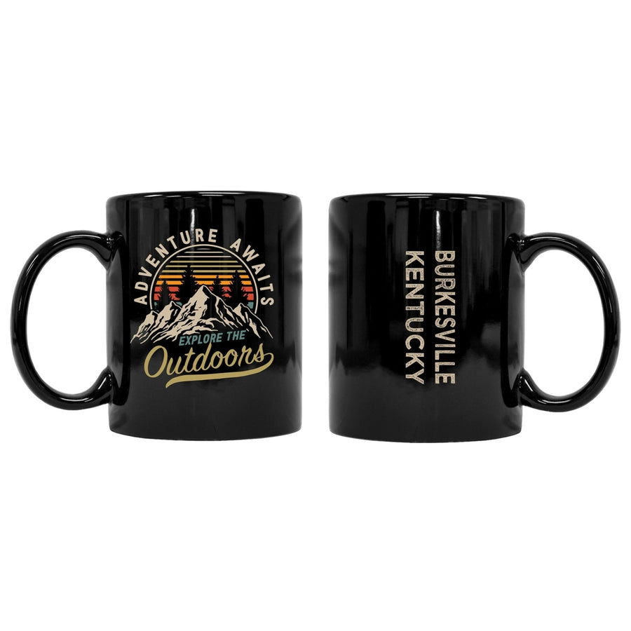 Burkesville Kentucky Souvenir Adventure Awaits 8 oz Coffee Mug 2-Pack Image 1